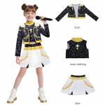 2025 Uus Film K-Pop Mira Rumi Zoey Hunters Cosplay Kost&uuml;&uuml;m Halloween Karneval Deemoni Lava 3D Prinditud Mustriga Rollim&auml;ngur&otilde;ivad Kids Height 120cm
