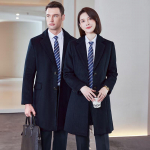 TLUOMAN Professional Winter Wool Blend Uniform Coat L