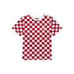 Vans Ruudumuster T&auml;hetr&uuml;kiga L&uuml;hikeste Varrukatega T-s&auml;rk Meeste Topid Punane VN0A54IDY0W XL