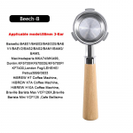 58mm 3-k&otilde;rvaga Hibrew h7 h7a h10a jaoks Espresso p&otilde;hjata portafiltri korv Breville Barista Max/Mini/Signature kohvipruulimiskorv Barista t&ouml;&ouml;riistad