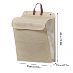 1 tk kokkupandav kleepuv pesukorvi t&otilde;ke, multifunktsionaalne stantsivaba seinakinnitus pesuriiete v&otilde;rgukonksu korraldaja kreemikas