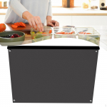 Acrylic Chopping Board Countertop Protector Cover Easy to Clean with Counter Lip Vegetable Cutting 25cmx20cm