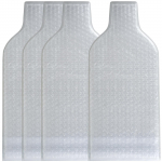 4 tk/komplekt Veinipudelikotid Korduvkasutatavad Veinipudelikaitsekotid Kahekihiline kaitse Veinipudelivarrukad Reiskohvri jaoks 18x48cm