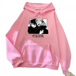 Harajuku Anime Jujutsu Kaisen R&otilde;ivad Fushiguro Megumi Graafiliselt Tr&uuml;kitud Kapuutsiga Meeste Naiste Vabaaja Kapuutsid Unisex L&otilde;tv Dressipluus S