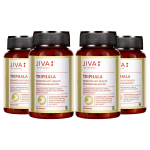Jiva Triphala Tablett 500mg 120 Tabletti X Pakk 4 tk Ayurveda seedetrakti tugi Parandab soolestiku tervist Leevendab k&otilde;hukinnisust
