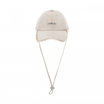 Jacquemus 235ac452 3071 140 La Casquet Artichoke Narmastega Pallikujuline M&uuml;ts 235AC452-3071 140 (58)