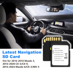Autode GPS-i SD-kaart 2016&ndash;2025 Mazda mudelitele, &uuml;hildub Mazda 3, CX-5, CX-9, 6, CX-3, MX-5-ga, USA/Kanada/Mehhiko navigatsioon United States