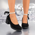 Moodsad Retro Suede Must Mary Jane Kingad Naistele 2025 Suvi Elegantne Pahkluude P&auml;rlikett Keskmise Kontsaga Kingad Luksuslik Lipsupael Peokleit Kingad 36 must