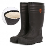 Mustad k&otilde;rged kalastussaapad Meeste veekingad Karusnahaga vihmasaapad Talvised k&otilde;rged saapad puuvillased polsterdatud saapad veekindlad 39