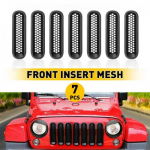 Front Mesh Headlight erts Grille & Accessories For Cover Jeep Wrangler JKU JK