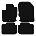 Dywaniki welurowe BASIC czarne do: Mitsubishi Colt VII HB bez nawiew&oacute;w (2008-2012)