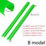 Auto esiv&otilde;re dekoratiivliistud BMW 1 2 3 4 5 6 7 seeria F30 F31 F32 F33 F34 F36 F20 F21 F22 F23 F10 F11 F07 F06 F12 F13 F01 jaoks B model Green