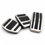 Car pedals suitable for Peugeot 2008 modification, accelerator, brake, rest area, anti-skid pedal accessories 3 pc