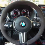 Hand-stitch non-slip suede car Steering Wheel Cover for BMW f87 m2 f80 m3 f82 m4 m5 f12 f13 m6 f85 x5 m f86 x6 2