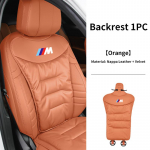 Uus Luksusauto Samet Nahk Padi Hingav Tagumise Istme Padi Kate BMW Tarvikud BMW F30 E60 F20 E46 E90 F10 G60 X5 jaoks Orange 1pc-1