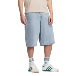 Adidas Originals Mugavad Pehmed Nahas&otilde;bralikud Mitmek&uuml;lgsed Denim-l&uuml;hikesed p&uuml;ksid Unisex l&uuml;hikesed p&uuml;ksid Hele-denim-sinine JX5004 31