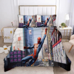 Marvel Comics &Auml;mblikmees Anime Voodipesukomplekt Tekikott 1009 Pol&uuml;ester Sobib Lastele ja T&auml;iskasvanutele 3-osaline Komplekt EU Single(135*200cm)3pcs