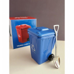 400ml creative mug trash can shape ceramic coffee kollane