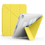 Y-volditav &uuml;mbris iPad Air11 13-tollisele M3 M2 / Pro11 13'' M5 M4 A16 11. p&otilde;lvkonna Air 4 5 10. p&otilde;lvkonna 9. p&otilde;lvkonna 10.2 10.5 10.9 jaoks, l&auml;bipaistev tagakaas Pro 12.9 4th 5th 6th kollane
