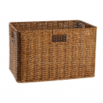 Hand Basket Built in Handles PP Material Organizing for Living Room, Outdoors 38x26x13cm