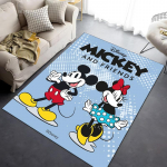 Disney Mickey Minnie 3D-tr&uuml;kiga suured vaibad Kodu elutuppa magamistuppa diivani juurde esikup&otilde;randamatt Laste p&otilde;randamatt Kingitus Potdemiel 80cm x 120cm