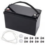 230AH 280AH 4S akusalvestuskastidele 12V p&auml;ikesepaneelide korpus RV jahtidele DIY kaasaskantav akusalvesti plastikust liitiumaku must