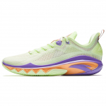 Anta Swagger 2 Cushioning Abrasion Resistant Rebound Low top Basketball Shoes Men's Green Purple 912531106-3 43