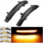 2 tk &Scaron;koda Octavia 2009-2013 SUPERB 2008-2014 jaoks D&uuml;naamiline LED-suunatuli Blinker Peegli Vilkur Valgus J&auml;rjestikune Lamp