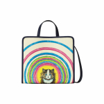 Gucci Kassi Logoga Tr&uuml;kitud L&otilde;uendi ja Nahast T&otilde;mblukuga Kott Laste T&otilde;mblukuga Kotid 630542-USKBN-9194 Basic Set (Bag+Dust Bag)