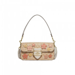 Kott Coach Morgan 27 3D Lilleline Monogramm Klapp L&otilde;uend ja Nahk &Otilde;lakott Suur Naiste &otilde;lakott Hele-Khaki CH341-IMOT4 Basic Set (Bag+Dust Bag)