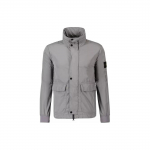 Stone Islandi &uuml;hev&auml;rviline lukuga p&uuml;kskraega pikkade varrukatega meeste jakid, hall 801541626-V0092 XL