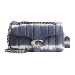 Coach Tabby 26 tepitud tie-dye Napa nahast &otilde;la-crossbody kott keskmine naiste kotid H&otilde;bedane Kesk&ouml;&ouml;sinine Mitmev&auml;rviline CU083-LHNI9 Basic Set (Bag+Dust Bag)