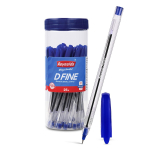 Reynolds DFINE Kuulpea komplekt 1 tk 25 Sinise tindiga 0,7 mm ots Gladus kirjutamispliiatsid Kooli kontori koduseks kasutamiseks