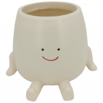 Swing Smile Face Planter Resin Cute Plant Succulent Pots Creative Smile Face Lillekonteiner siseruumide v&auml;litaime jaoks