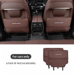 Autotooli seljatoe kaitse L&ouml;&ouml;givastane kate Tagumise istme korraldaja Hoiukott BMW M PerFormance E36 E39 E46 E60 E90 F10 F20 F30 F15 jaoks pruun