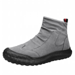 Meeste Saapad K&otilde;rge S&auml;&auml;rega T&ouml;&ouml;riided S&uuml;gis Uus Lukuga Plisseeritud Libisemiskindlad Mugavad Paksu Tallaga Kulumiskindlad Moekad Madalad Saapad 39