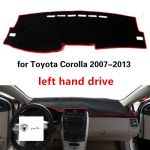 Auto Armatuurlaua Kate Toyota Corolla 2007-2013 Vasakpoolse Rooliga Dacron V&auml;ltida Valgust Auto Armatuurlaua Vaipmatt Valgus Auto Padi punane