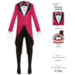 Maagilise Tsirkuse Yagata Cosplay Kost&uuml;&uuml;m Digitaalne Halloweeni Cosplay Rollim&auml;ngu Lava Kost&uuml;&uuml;m Kane 120 red