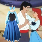 Saint Veda V&auml;ike Merineitsi Cos Kost&uuml;&uuml;m Ariel Printsess T&auml;iskasvanute Kleit Euroopa ja Ameerika Cosplay Anime Kost&uuml;&uuml;m The Little Mermaid S