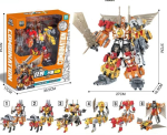 5in1 Transformatsioon Predaking M&auml;nguasjad Anime Devastator KO G1 Robot Tegevuskuju Kuju Poiss Lapsed Laps Kingitus