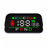 Linkstyle Autode Head Up Display, MPH, GPS-kiirusm&otilde;&otilde;tur &uuml;letamisalarmi ja kohandatava LED-&uuml;mbritseva valgusega HUD-ekraan k&otilde;ikidele autodele 1 box