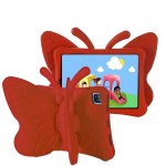 Kaitse&uuml;mbris IPad A16 11. p&otilde;lvkonna Air Pro 11 2026 2025 2024 2018-2022 10.9 10. p&otilde;lvkonna Air 5 4 3 2 1 Pro 10.5 9.7 Mini A17Pro 6 liblika&uuml;mbrisega iPad Air 11 2026 M4 punane