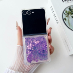 Luksuslik liivakuldne s&auml;deleva s&uuml;damekujulise korpus Samsung Galaxy Z Flip 7 6 5 4 3 ZFlipile, Bling-t&auml;hega, turvapadja p&otilde;rkeraamiga, p&otilde;rutuskindel kate Galaxy Z Flip7