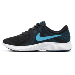Nike REVOLUTION 4 libisemiskindla pehmendusega madalad laste jooksujalatsid Must Sinine 943309-016 35.5