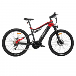 Hedatx TX11 elektrijalgratas 1000W 48V 17AH 27,5 tolli Elektriline jalgratas Linna elektriline jalgratas Ebike T&auml;iskasvanud H&uuml;draulilised pidurid Blck Red