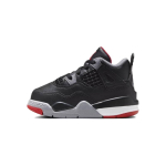Air Jordan 4 Retro TD Bred Reimagined Beebi tossud Must Tulepunane Tsemendihall BQ7670-006 26 black