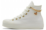 Converse Chuck Taylor All Star Platvorm Kuldne Kett Second Hand Kollane Naiste A04453C 36