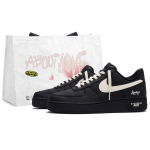 Nike Air Force 1 Vanilla Latte Madalad Rula Kingad Unisex Must Riis Valge CW2288-001(Team645-) 45