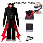 Dandadan Okarun Ken Takakura Cosplay Kost&uuml;&uuml;m Parukas Turbo Vanaema V&otilde;imed Musta Kraega &Uuml;likond Krussis L&uuml;hikesed Juuksed Halloweeni Peo &Uuml;likond XL black