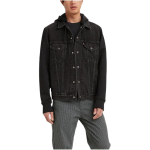 Levis Puhas Puuvill Keskmise K&otilde;rgusega Sirge Klassikaline Vintage Vabaaja Moojakk Meeste jakid A0632-0001 M black